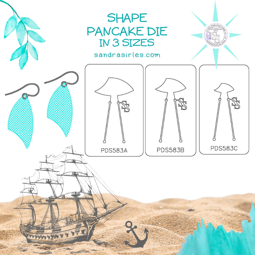 PANCAKE DIE PDS583 SHAPE 83 SHIELD